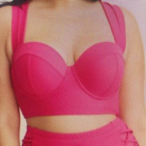 Torrid pink bikini top
